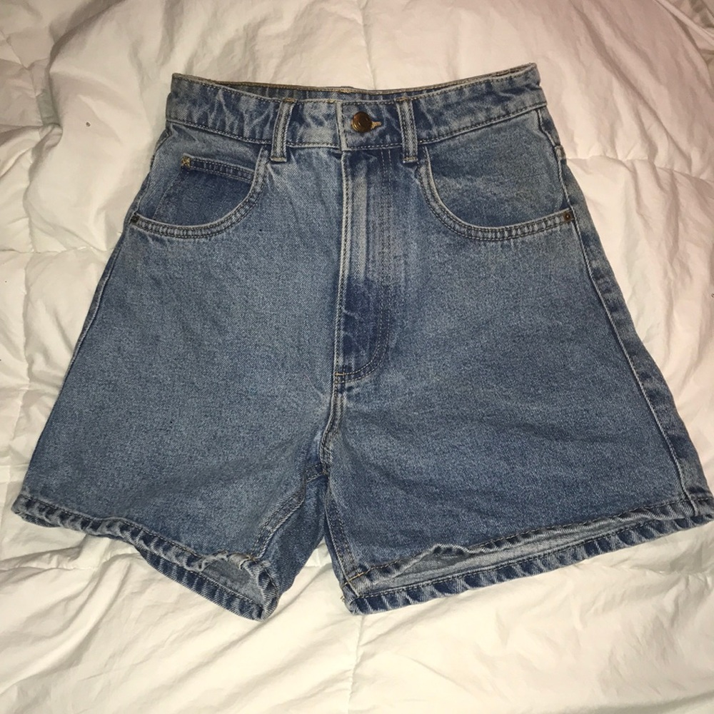 Zara Trafaluc denimwear High waisted denim shorts